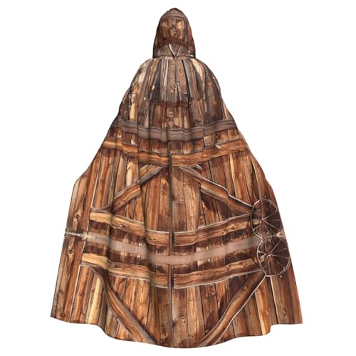 Zcmkjlg Halloween-Umhang mit Kapuze und Scheunentür-Druck, für Themenpartys, Maskerade Zcmkjlg Halloween-Umhang mit Kapuze und Scheunentür-Druck, für Themenpartys, Maskerade von Zcmkjlg
