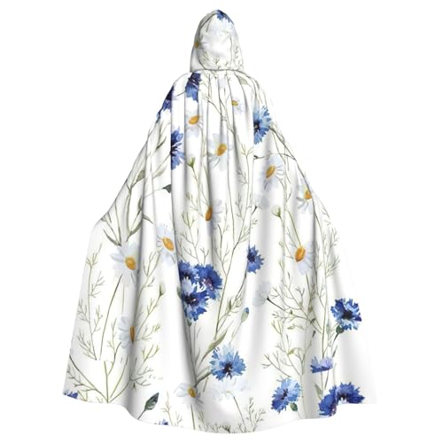 Zcmkjlg Handgezeichneter Blumendruck für Erwachsene, Halloween, Kapuzenumhang, Themenpartys, Umhang für Maskerade Zcmkjlg Handgezeichneter Blumendruck für Erwachsene, Halloween, Kapuzenumhang, Themenpartys, Umhang für Maskerade von Zcmkjlg