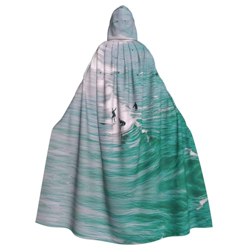 Zcmkjlg Kapuzenumhang für Erwachsene, Motiv: Strand, Surf, für Halloween, Themenpartys, für Maskerade Zcmkjlg Kapuzenumhang für Erwachsene, Motiv: Strand, Surf, für Halloween, Themenpartys, für Maskerade von Zcmkjlg