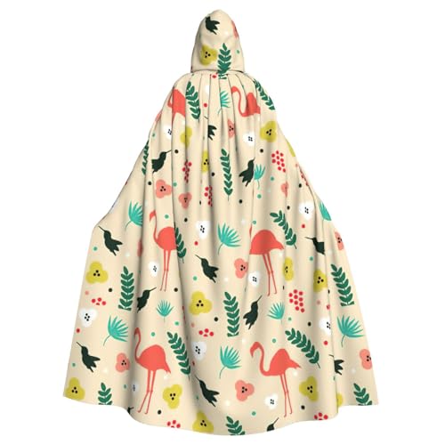 Zcmkjlg Kapuzenumhang mit tropischem Muster für Erwachsene, Halloween, Themenpartys, Umhang für Maskerade Zcmkjlg Kapuzenumhang mit tropischem Muster für Erwachsene, Halloween, Themenpartys, Umhang für Maskerade von Zcmkjlg