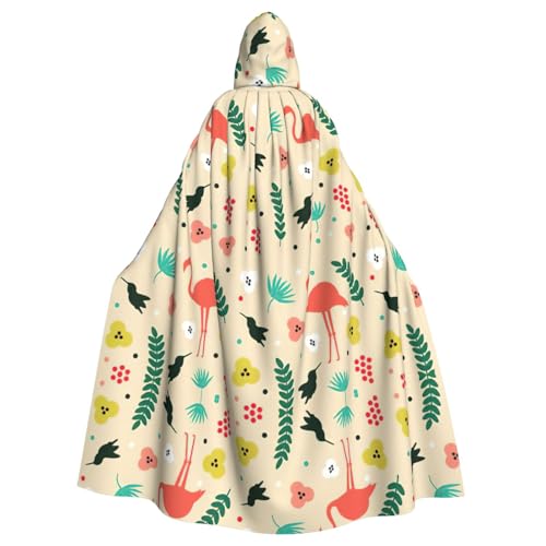 Zcmkjlg Kapuzenumhang mit tropischem Muster für Erwachsene, Halloween, Themenpartys, Umhang für Maskerade Zcmkjlg Kapuzenumhang mit tropischem Muster für Erwachsene, Halloween, Themenpartys, Umhang für Maskerade von Zcmkjlg