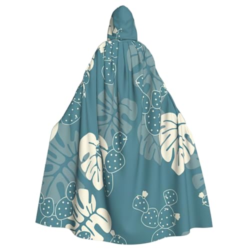 Zcmkjlg Luxuriöser Halloween-Kapuzenumhang mit niedlichem Blätterdruck, für Themenpartys, Maskerade Zcmkjlg Luxuriöser Halloween-Kapuzenumhang mit niedlichem Blätterdruck, für Themenpartys, Maskerade von Zcmkjlg