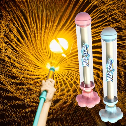 Feuerwerk Wasserpistole Spielzeug, Romantische Feuerwerks Wasserpistole Spritzpistolen, Feuerwerk Wasserpistolen Kinder Wasserspritzpistole, Wasserspielzeug Geschenke für Kinder Outdoor (Blau+Rosa) von Zecnaud