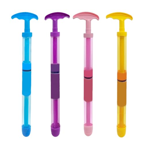 Feuerwerk Wasserspritze Wasserpistolen für Kinder, Romantische Feuerwerks Wasserpistole Spritzpistolen, Auszieh Wasserspritzpistole Wasserspielzeug Geschenke für Kinder Outdoor Pool Beach (4 PCS) von Zecnaud