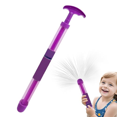 Feuerwerk Wasserspritze Wasserpistolen für Kinder, Romantische Feuerwerks Wasserpistole Spritzpistolen, Auszieh Wasserspritzpistole Wasserspielzeug Geschenke für Kinder Outdoor Pool Beach (Lila) von Zecnaud