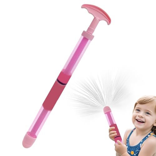 Feuerwerk Wasserspritze Wasserpistolen für Kinder, Romantische Feuerwerks Wasserpistole Spritzpistolen, Auszieh Wasserspritzpistole Wasserspielzeug Geschenke für Kinder Outdoor Pool Beach (Rosa) von Zecnaud