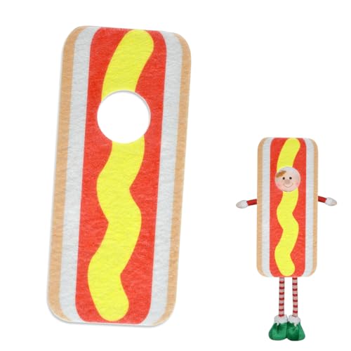 Elf Zubehör Accessories Weihnachtself Kleidung Weihnachtselfen Weihnachtstradition Weihnachtswichtel Zubehör (Hot Dog Brötchen) von Zecouk