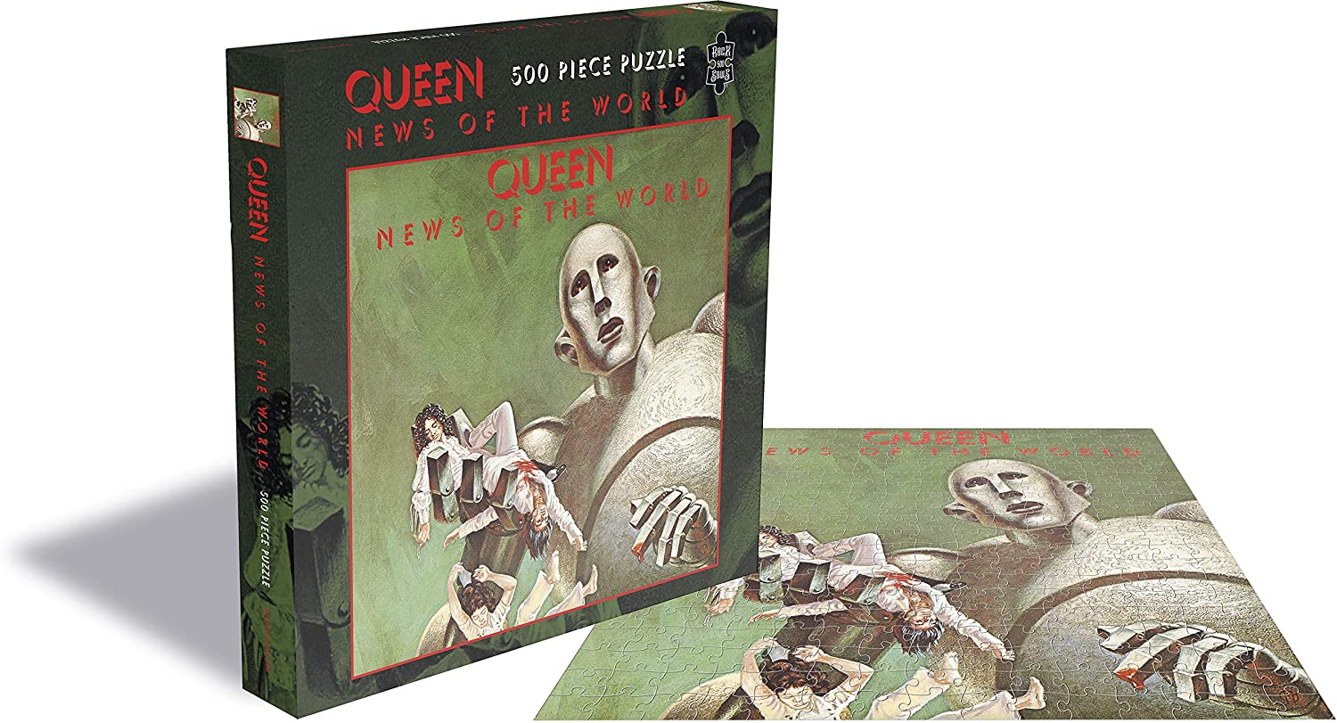 Rock Saws Queen - News of the World 500 Teile Puzzle Zee-Puzzle-24645 von Rock Saws