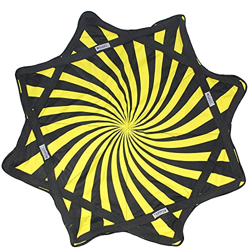 Zeekio Mougee Star - Flow Star - Jonglier- und Geschicklichkeitsspielzeug (Bumble (Schwarz und Gelb)) von Zeekio