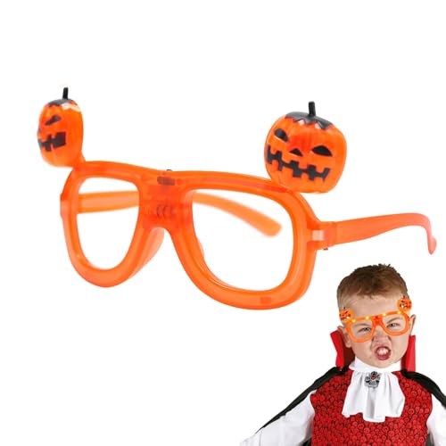 Zegaqae Leuchtende Brille - Halloween Party Brille | Partybrillen Neuheit Kürbis-Kostüm-Zubehör für Erwachsene Jugendliche Kinder Fest Feier Party - Fotoaccessoires Für Erwachsene Kinder Feste Zegaqae Leuchtende Brille - Halloween Party Brille | Partybrillen Neuheit Kürbis-Kostüm-Zubehör für Erwachsene Jugendliche Kinder Fest Feier Party - Fotoaccessoires Für Erwachsene Kinder Feste von Zegaqae