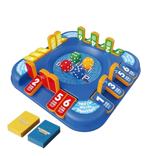 Zegaqae Würfelspiel Für Tischspiele,Familienspiele Für 2-6 Spieler | 2-6 Spieler Gesellschaftsspiel Für Campingurlaub Geburtstagsfeiern Picknick Garten Zegaqae Würfelspiel Für Tischspiele,Familienspiele Für 2-6 Spieler | 2-6 Spieler Gesellschaftsspiel Für Campingurlaub Geburtstagsfeiern Picknick Garten von Zegaqae