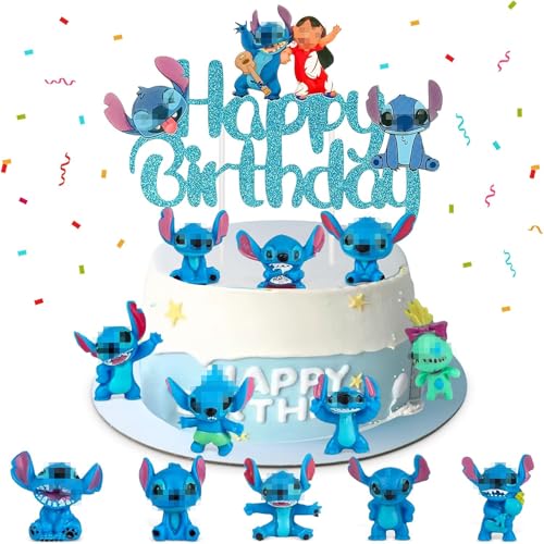 Kuchendekoration,13 Stück Geburtstag Deko,Tortendeko Cartoon Kindergeburtstag,Tortendeko Kindergeburtstag Junge,Geeignet für Babyparty,Kinder Geburtstag Party Torte Deko Supplies von ZeiLaBang Kakadi