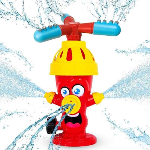 Sprinkler Spielzeug für Kinder,Hydrant Wassersprinkler Mit 360° Rotierender Spritzer,Niedliches Outdoor Wasserspielzeug,Sprinkler für Outdoor Garten,Rasensprenger Wasserspielzeug für Garten Sprinkler Spielzeug für Kinder,Hydrant Wassersprinkler Mit 360° Rotierender Spritzer,Niedliches Outdoor Wasserspielzeug,Sprinkler für Outdoor Garten,Rasensprenger Wasserspielzeug für Garten von ZeiLaBang Kakadi