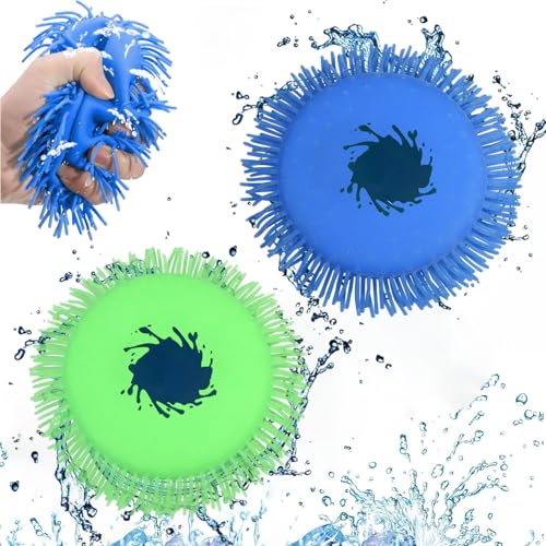 2 Stück Wasser Frisbee,17 cm Wasserfrisby Soft,Wasserfrisbee Splash,Wasser-Wurfscheibe aus Schaumstoff und Silikon,Wurfscheibe Wasserspielzeug,Sensorisches Stressabbau Poolspielzeug für Kinder 2 Stück Wasser Frisbee,17 cm Wasserfrisby Soft,Wasserfrisbee Splash,Wasser-Wurfscheibe aus Schaumstoff und Silikon,Wurfscheibe Wasserspielzeug,Sensorisches Stressabbau Poolspielzeug für Kinder von ZeiLaBang Kakadi