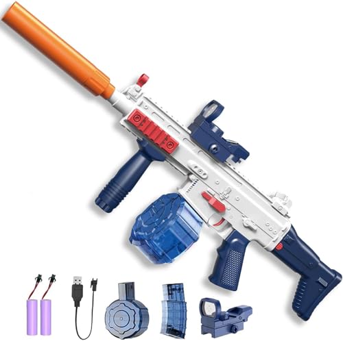 Wasserdichtes Spritzpistole Spielzeug für Kinder,Spritzpistole Wasser Elektrisch,für Pool Garten Strand (XK-Blau) von ZeiLaBang Kakadi