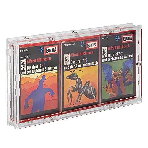 Zeigis Verschraubtes Acryl Case/Schutzbox aus glasklarem Acrylglas für 3 Hörspielkassetten mit Hülle/UV-Schutz/Acrylbox/Protector/Transparent Zeigis Verschraubtes Acryl Case/Schutzbox aus glasklarem Acrylglas für 3 Hörspielkassetten mit Hülle/UV-Schutz/Acrylbox/Protector/Transparent von Zeigis