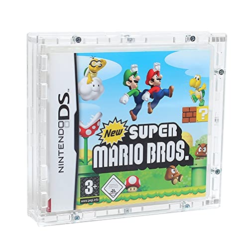 Zeigis Verschraubtes Case aus Acrylglas für EIN Nintendo DS Spiel in OVP/Schutzbox/Protector/UV-Schutz/Transparent/Games von Zeigis