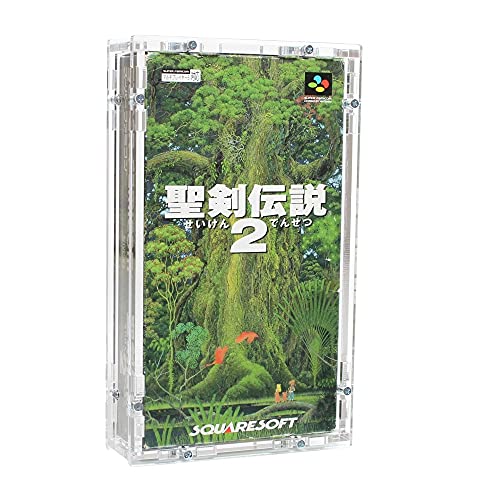 Zeigis Verschraubtes Case aus Acrylglas für EIN Nintendo Super Famicom Spiel in OVP/Schutzbox/Protector/UV-Schutz/Transparent/Games von Zeigis