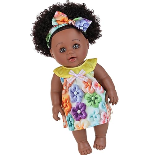 Zeiwohndc 12 Zoll Weiches African America Mit Mode Afro Frisur Für Kindersammler Kindergarten Dekoration von Zeiwohndc