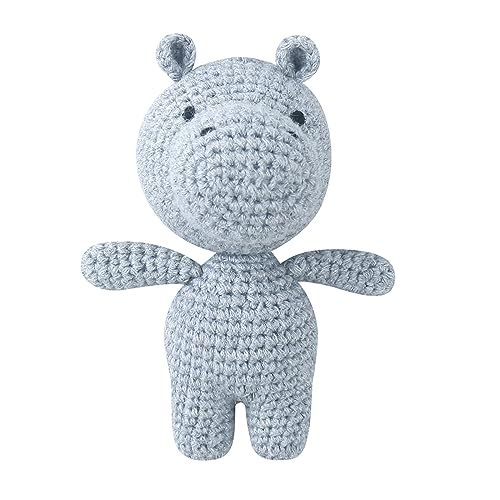 Zeiwohndc Cartoon Stofftierpuppe Handgefertigt Gestrickt Mehrere Arten Weiche Tierform Stoffpuppe Kinder Beschwichtigen Schlafgeschenk von Zeiwohndc