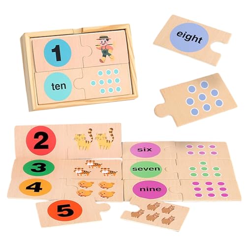 Zeiwohndc Cartoon Themenpassend Puzzlespielzeug Für Kids Educational Wood Board Spielzeug Für Farbe Und Zahlen Wahrnehmung Frühes Lernen Spielzeug Zeiwohndc Cartoon Themenpassend Puzzlespielzeug Für Kids Educational Wood Board Spielzeug Für Farbe Und Zahlen Wahrnehmung Frühes Lernen Spielzeug von Zeiwohndc