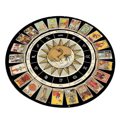 Zeiwohndc Tarotkarte Astrologie Pendel Mat Pad Tarot von Zeiwohndc