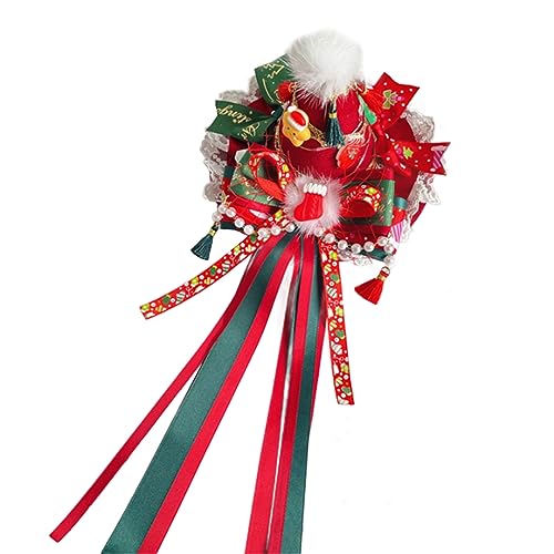 Zeiwohndc Weihnachtshaarclip Schöne Handgefertigte Lolitas Haarzubehör Mit Festlicher Mütze Muti Stirnband Haardekorationen Zeiwohndc Weihnachtshaarclip Schöne Handgefertigte Lolitas Haarzubehör Mit Festlicher Mütze Muti Stirnband Haardekorationen von Zeiwohndc