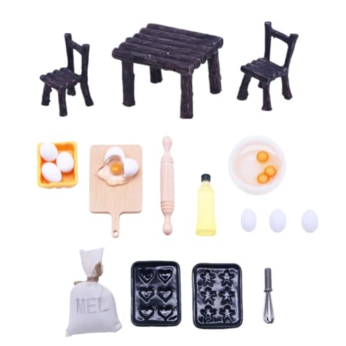 Zeiwohndc Whisk Modell Backen Eier Dollhouses Küchentischstühle Realistische Spielset Tür Back Eiermodell Für Kreativen Spaß Zeiwohndc Whisk Modell Backen Eier Dollhouses Küchentischstühle Realistische Spielset Tür Back Eiermodell Für Kreativen Spaß von Zeiwohndc