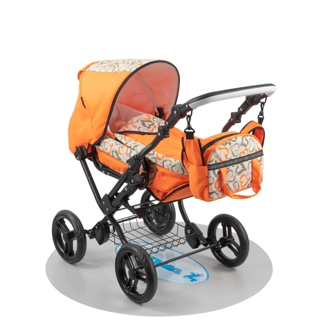 Kombi-Puppenwagen Zeki Elegance Dessin Sweetheart Kombi-Puppenwagen Zeki Elegance Dessin Sweetheart von Zekiwa