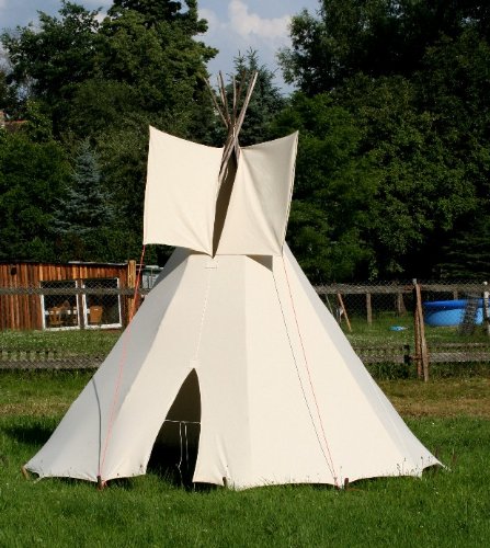 Ø3m Kinder Tipi Indianertipi Indianerzelt Wigwam Zelt Spielzelt Spielhaus Gartenhaus Pool von Zelte-Max