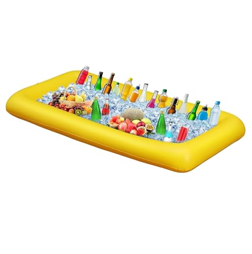 Zempertoopa Aufblasbare Buffet Eiswürfelschale Bar für Poolpartys,Aufblasbarer Getränkehalter,Pool Getränkehalter Schwimmend,Für Strand Swimmingbad Party Zempertoopa Aufblasbare Buffet Eiswürfelschale Bar für Poolpartys,Aufblasbarer Getränkehalter,Pool Getränkehalter Schwimmend,Für Strand Swimmingbad Party von Zempertoopa