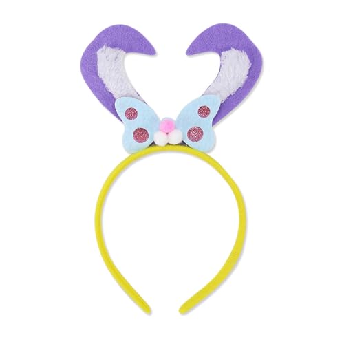 Zemusinet Bezauberndes Haarband mit Cartoon-Hasen, auffälliger Kopfschmuck für Halloween, Cosplay, Rollenspiele von Zemusinet