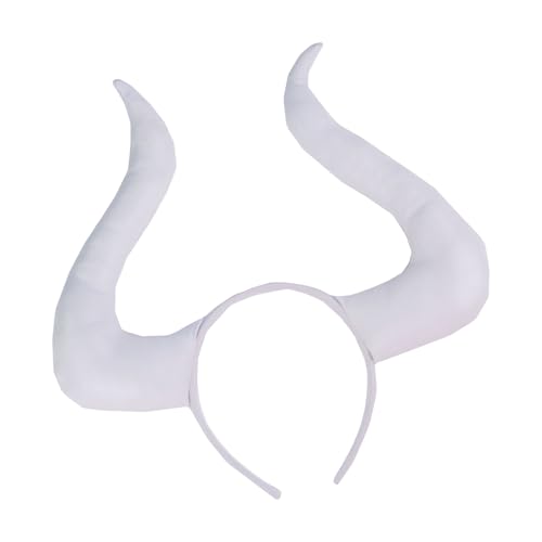 Zemusinet Haarreif mit Rindern, Cartoon-Tierhorn-Zubehör, Halloween-Requisiten, schönes Rollenspiel für Fan-Event Zemusinet Haarreif mit Rindern, Cartoon-Tierhorn-Zubehör, Halloween-Requisiten, schönes Rollenspiel für Fan-Event von Zemusinet