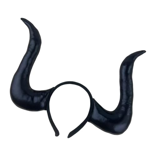 Zemusinet Haarreif mit Rindern, Cartoon-Tierhorn-Zubehör, Halloween-Requisiten, schönes Rollenspiel für Fan-Event Zemusinet Haarreif mit Rindern, Cartoon-Tierhorn-Zubehör, Halloween-Requisiten, schönes Rollenspiel für Fan-Event von Zemusinet