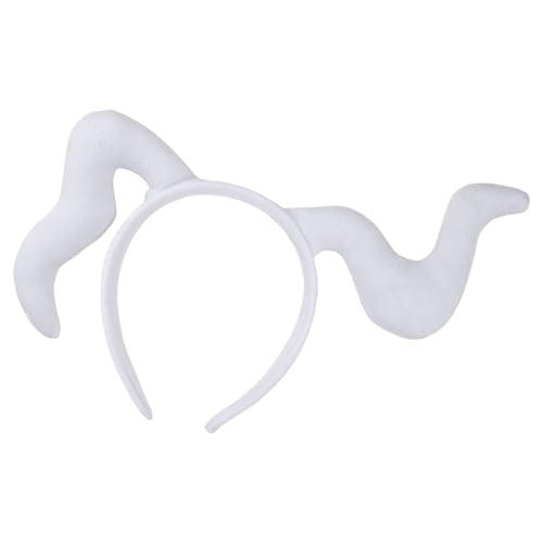 Zemusinet Haarreif mit Rindern, Cartoon-Tierhorn-Zubehör, Halloween-Requisiten, schönes Rollenspiel für Fan-Event Zemusinet Haarreif mit Rindern, Cartoon-Tierhorn-Zubehör, Halloween-Requisiten, schönes Rollenspiel für Fan-Event von Zemusinet