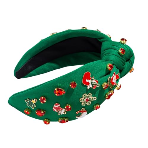 Zemusinet Knoten-Stirnband, Foto-Requisiten, lustiges Stirnband, Party, Blingbling, Karaoke-Party, Haarreif, Weihnachten, mit Schmucksteinen für die Weihnachtsphase Zemusinet Knoten-Stirnband, Foto-Requisiten, lustiges Stirnband, Party, Blingbling, Karaoke-Party, Haarreif, Weihnachten, mit Schmucksteinen für die Weihnachtsphase von Zemusinet