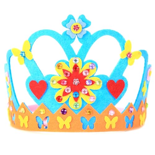 Zemusinet Queen Crowns Blingbling Stirnband Bunte Kopfbedeckung Foto Requisiten Halloween Party Kopfbedeckung Cosplay Zubehör von Zemusinet
