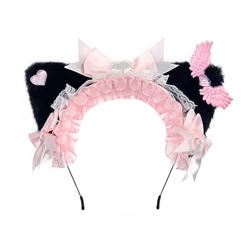 Zemusinet Schleifenhaarbänder, bezaubernde Foto-Requisiten, Halloween, Anime-Haarbänder, Party-Kopfschmuck, lustige Stirnbänder für Musikfestivals Zemusinet Schleifenhaarbänder, bezaubernde Foto-Requisiten, Halloween, Anime-Haarbänder, Party-Kopfschmuck, lustige Stirnbänder für Musikfestivals von Zemusinet