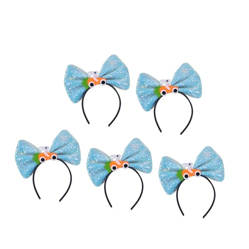 Zemusinet Set mit 5 Pailletten-Stirnbändern, Cartoon-Schleife, Stirnbänder für Kinder, Erwachsene, Frauen, Fotografie, Festival, Kostümzubehör Zemusinet Set mit 5 Pailletten-Stirnbändern, Cartoon-Schleife, Stirnbänder für Kinder, Erwachsene, Frauen, Fotografie, Festival, Kostümzubehör von Zemusinet