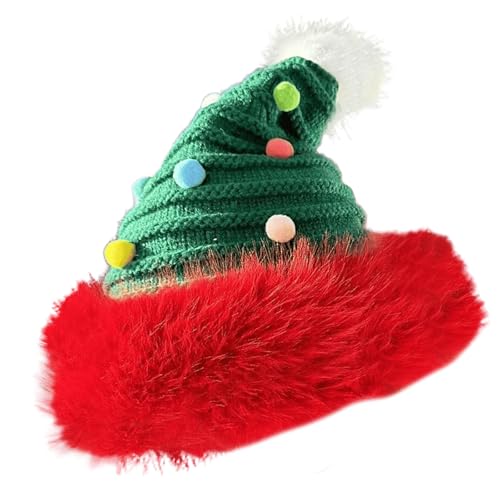 Zemusinet Weihnachtliche Kopfbedeckung, dicke Strickmütze für die Feiertage, bunte Outfits für Cosplay, Weihnachtsmann-Strickmütze Zemusinet Weihnachtliche Kopfbedeckung, dicke Strickmütze für die Feiertage, bunte Outfits für Cosplay, Weihnachtsmann-Strickmütze von Zemusinet