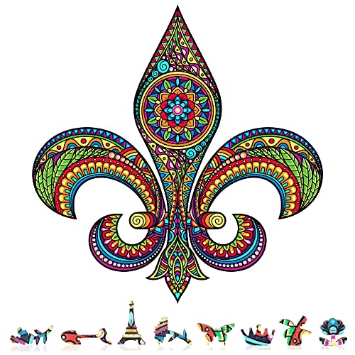 ZenChalet Fleur de Lis Puzzle 550 von ZenChalet
