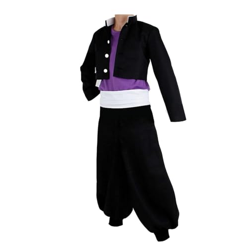 Zenaha Anime Todo Aoi Cosplay Kostüm Erwachsene Uniform Full Set Halloween Anzug,M-Black von Zenaha