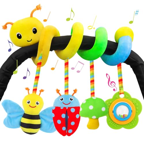 Autositz-Spielzeug für Babys 0–6 Monate, verbesserte Version, Spiralautositz & Kinderwagen, Aktivitätsspielzeug, weiches Plüsch-Hängespielzeug mit Rasseln, bestes Geschenk für Kinder ab 0 Jahren Autositz-Spielzeug für Babys 0–6 Monate, verbesserte Version, Spiralautositz & Kinderwagen, Aktivitätsspielzeug, weiches Plüsch-Hängespielzeug mit Rasseln, bestes Geschenk für Kinder ab 0 Jahren von Zendstanding