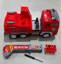 Feuerwehrauto Spielzeug für Kleinkinder ab 3 4 5 Jahren, 4D LED Licht Feuerwehr Spielzeug, Drehbare, Hindernisse vermeidende Groß Elektrisch Feuerwehrfahrzeuge, Geschenk für Kinder Jungs Mädchen, B Feuerwehrauto Spielzeug für Kleinkinder ab 3 4 5 Jahren, 4D LED Licht Feuerwehr Spielzeug, Drehbare, Hindernisse vermeidende Groß Elektrisch Feuerwehrfahrzeuge, Geschenk für Kinder Jungs Mädchen, B von Zendstanding
