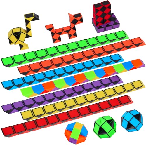 Mitgebsel Kindergeburtstag, 14er 24 Blöcke Magische Schlange Kinder Spielzeug Set, Give Aways Kindergeburtstag Gastgeschenke, Geschenke zur Einschulung Junge Schultüte Füllung Jungen Mädchen Mitgebsel Kindergeburtstag, 14er 24 Blöcke Magische Schlange Kinder Spielzeug Set, Give Aways Kindergeburtstag Gastgeschenke, Geschenke zur Einschulung Junge Schultüte Füllung Jungen Mädchen von Zendstanding
