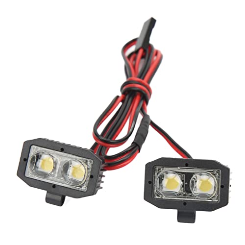 ZenithAur 4 LED RC-Scheinwerfer, abnehmbare Halterung RC-Spot-Lampe mit 2,54JR-Anschluss für DIY RC-Car-Beleuchtung 1 10 5 bis 7,4 V ZenithAur 4 LED RC-Scheinwerfer, abnehmbare Halterung RC-Spot-Lampe mit 2,54JR-Anschluss für DIY RC-Car-Beleuchtung 1 10 5 bis 7,4 V von ZenithAur