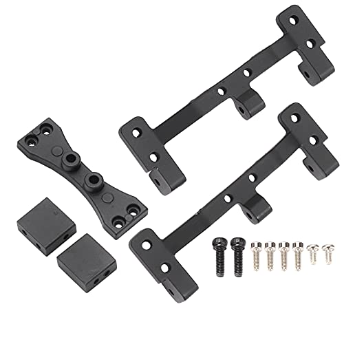 ZenithAur RC -Auto -Upgrade -Teile für MN D90 D91 D96 MN99S Beinhaltet Metall RC -Spurstangenbasis und RC -Servohalterung, Ersatz MN 1/12 RC -Zubehör (Schwarz) von ZenithAur