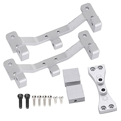 ZenithAur RC -Auto -Upgrade -Teile für MN D90 D91 D96 MN99S Beinhaltet Metall RC -Spurstangenbasis und RC -Servohalterung, Ersatz MN 1/12 RC -Zubehör (Silber) von ZenithAur