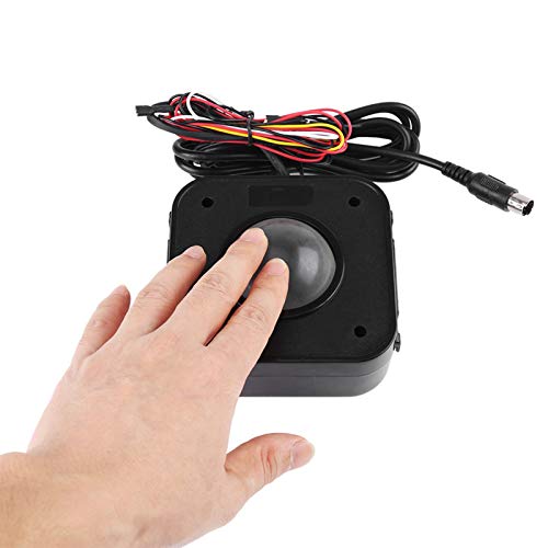 ZenithAur Round LED -Trackball 4,5 cm beleuchtet beleuchtete Trackball -PS / 2 -PCB -Anschluss für Spiele von ZenithAur