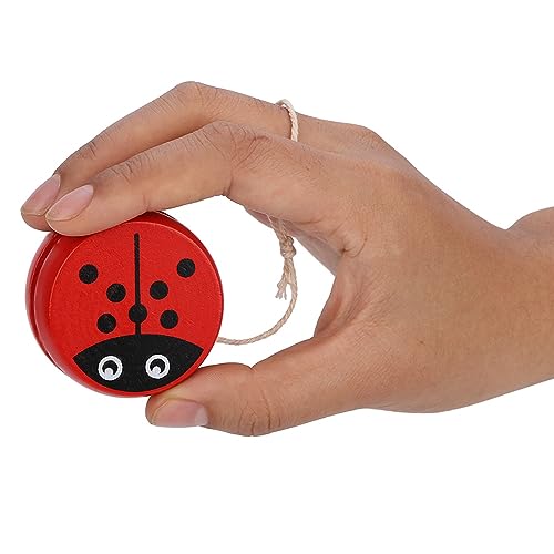 ZenithAur Yoyo für Kinder pädagogische Holzjoyo -Spielzeug mit Cartoon -Muster -Design, geeignet für Anfänger Yoyo Ball Play und Kleinkindentwicklung (Typ b) von ZenithAur